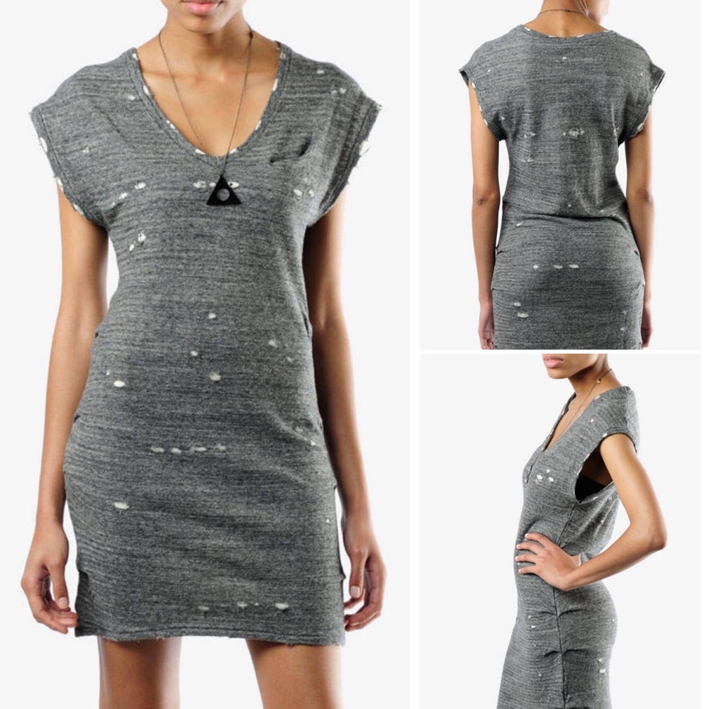 IRO Jen Dress - ruched + hole design - 1 (Small)